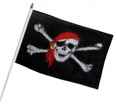 Флаг Пиратский 30х45см